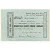 Image 1 : Herbertville Quartz Mining Company Stock Certificate (Gold Rush Era, Amador County)
