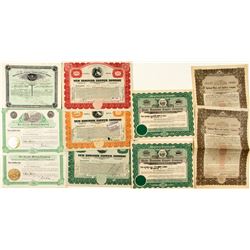 Gila & Graham County Mining Stock Certificates (10)