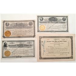 Greenwater Mining Stock Certificates (Ghost Town)