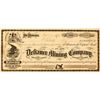 Image 1 : Defiance Mining Company Stock Certificate (Coso Mining District)