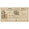 Image 1 : Ione Copper Mining Company Stock Certificate (Amador County)