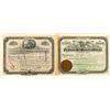 Image 1 : Two Different Orphan Bell Mining & Milling Company Stock Certificates