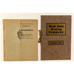 Colorado & Wyoming Mining Prospectuses