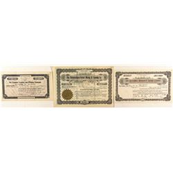 Colorado Mining Leasing Company Stock Certificates