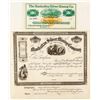 Image 1 : Manhattan Silver Mining Company of Nevada Stock Certificate & Scrip