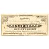 Image 1 : Mount Hood Mining Company Stock, Rare Comstock Piece 1877