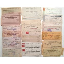 Virginia City Check Collection