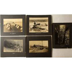 Five Mining Cabinet Cards from Philadelphia Museums