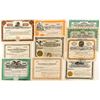 Image 1 : Ten Different Utah Mining Company Stock Certificates