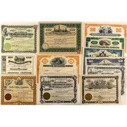 California Oil Stock Certificate Collection