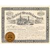 Image 1 : The No-Wood River Oil Company Stock Certificate (1889, Wyoming)