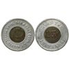 Image 1 : Yukon Gold Rush Token: Tanana Hotel Bi-metal token