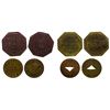 Image 1 : Golconda Hotel Tokens (4) (Golconda, Nevada)