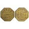 Image 1 : Johnnie M & M Co. Token (Mining Company Store) (Johnnie, Nevada)