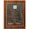 Image 1 : Plaque from New York Life to the Nevada Club