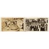 Image 1 : Two Scarce Owl Club Gaming Interiors Real Photo Postcards