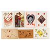 Image 1 : Gaming Postcards featuring Single Playing Cards