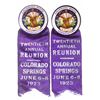 Image 1 : A pair of Colorado State B.P.O.E Association Ribbons