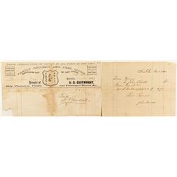1860s Hawaiian Billhead & Receipt