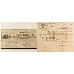 Two 1870s Hawaiian Billheads