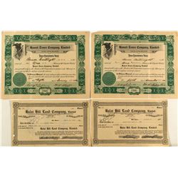 Hawaiian Stock Certificates (4)