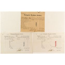 Tax Receipts under Hawaiian Monarchy