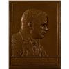 Image 1 : Theodore Roosevelt Brass Plaque by James Earle Fraser (Designer of Indian Head Nickel)