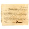 Image 1 : North American Land Company Stock Signed by Robert Morris (Signer of Declaration of Independence)