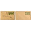 Image 1 : Mailed and Unmailed Hawaiian Cover Pair with Hawaiian Printed Stamps