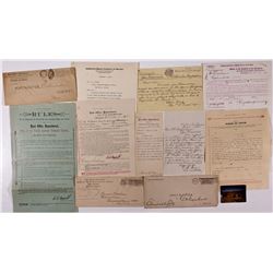 Columbus Philatelic Collection (Covers, Check, Oath, Letters)