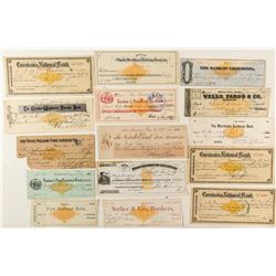 Western RN Revenue Check Collection (incl. Adolph Sutro & Ben Holladay Signatures)