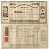 Image 1 : Masonic and Odd Fellows' Hall Association Stock Certificate w/ revenue stamps