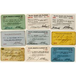 Elgin, Joliet & Eastern Railway Passes (9)