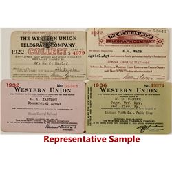 Western Union Telegraph Co. Passes 1920s-40s