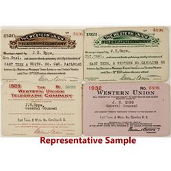 Western Union Telegraph Co. Passes (28)