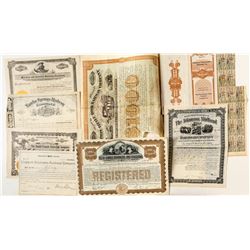 Arkansas Railroad Bonds & Stock Certificates (8)
