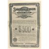 Image 1 : Saratoga & Almaden Railroad Co. $500 Gold Bond