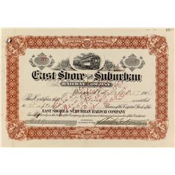 East Shore & Suburban Railway Company Stock Certificate