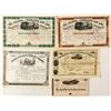 Image 1 : Best Five Georgia Railroad Stock Certificates