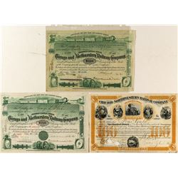 Chicago & Northwestern Railway Company Stock Certificates