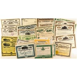 Iowa Railroad Stock Certificate Collection (44)