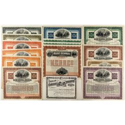 Maine Railroad Bond Collection