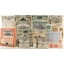 Boston Railroad Stock Certificate & Bond Collection