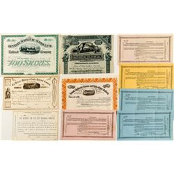 Detroit Railroad Stocks & Bonds