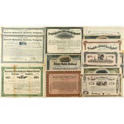 Michigan Street Railway Stocks & Bonds