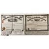 Image 1 : Two Different Nevada Bonds: V&T and Storey County (with William Sharon signature)