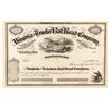 Image 1 : Virginia & Truckee Railroad Stock Certificate