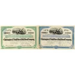 Christopher & Tenth Street Railroad Company Stock Pair