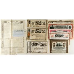 Cleveland Railroad Bonds & Stock Certificates