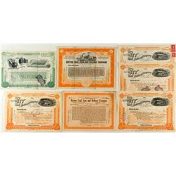 Dayton Railroad Stock Certificates (7)